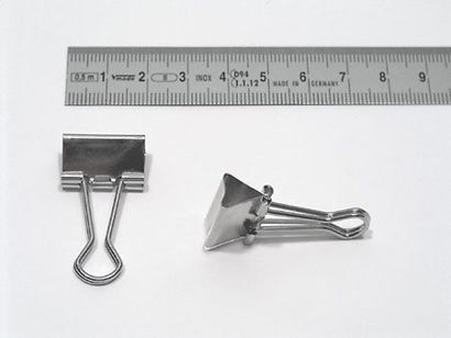 Foldback-Klammern, 19mm silber 