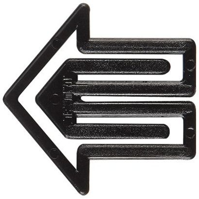 Pfeilclips, Pfeilklip 30 mm, Kunststoff schwarz 