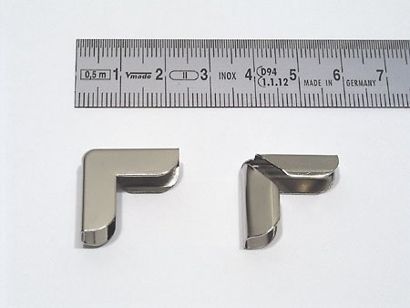 Buchecken Metall PS 20 H 5 - 20 x 20 mm