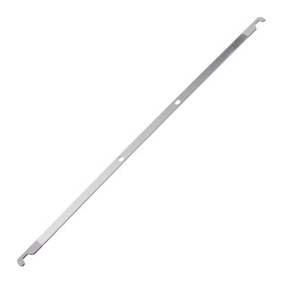 Hängeschienen Metall, gelocht, 347 mm, silbergrau 
