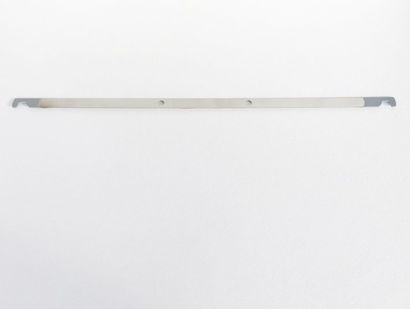 Hängeschienen Metall, gelocht, 347 mm, silbergrau