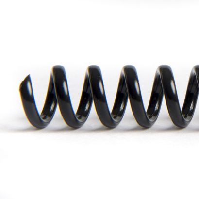 Spiralbinderücken, Plastikspiralen, DIN A5, 4:1 Teilung transparent | 12 mm