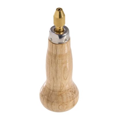 Schraubahle mit Holzgriff 