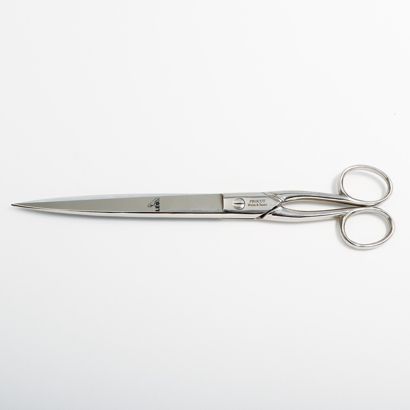 Papierschere spitz, 25 cm, Stahl, vernickelt 