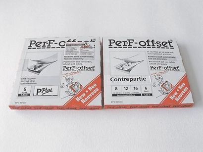 PerF-offset Plus, Schneidlinien mit Gegenband für den Offsetdruck, je 1,83 m P - für Papiere bis 110 g/cm²