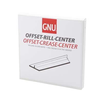 GNU Offset-Rill-Center, für Karton, Rolle mit 6 m 