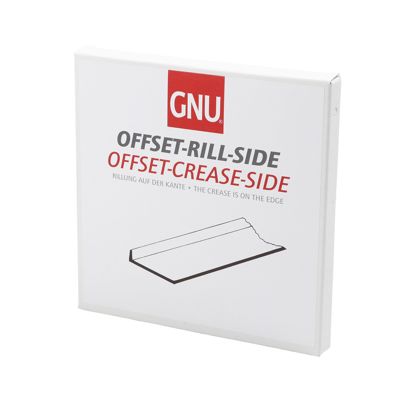GNU Offset-Rill-Side, für Karton, Rolle mit 6 m 