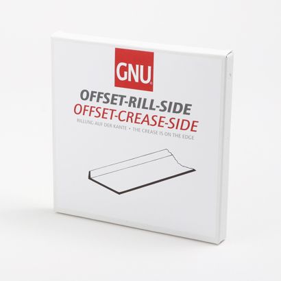 GNU Offset-Rill-Side, für Karton, Rolle mit 6 m 