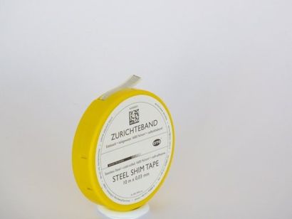 Zurichteband, selbstklebend, 6,5 mm breit, Rolle mit 10 m 0,03 mm