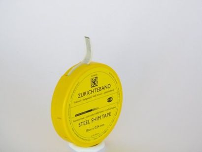 Zurichteband, selbstklebend, 6,5 mm breit, Rolle mit 10 m 0,04 mm