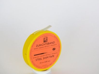 Zurichteband, selbstklebend, 6,5 mm breit, Rolle mit 10 m 0,05 mm