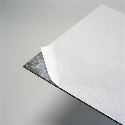 gudy® 831 Fine Art smooth, papierbasierte Aufziehfolie beidseitig permanent klebend, einseitig abgedeckt 40 cm | 10 m