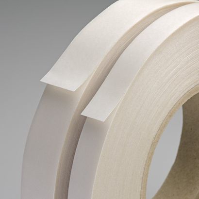 Doppelklebeband, gudy DS 12, beidseitig permanent klebend, einseitig abgedeckt, Rolle mit 33 m 25 mm