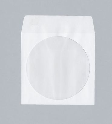 CD-Papiertasche mit Klappe 