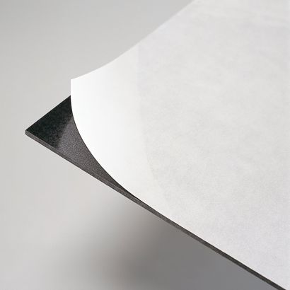 gudy® 802, Aufziehfolie beidseitig permanent klebend, zum Kaschieren auf Platten, einseitig abgedeckt 61 cm | 10 m