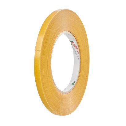 DuploCOLL 3720, Doppelseitiges Spezialpapier-Klebeband, sehr starker Acrylatklebstoff 6 mm | 100 m