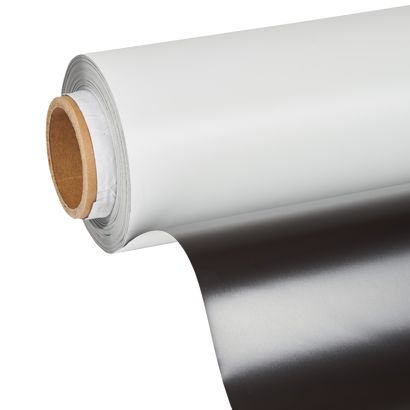 Eisenpapier/Eisenfolie weiß, 0,18 mm stark, Rolle mit 50 m 1070 mm