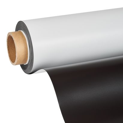 Magnetfolie zum Bedrucken, weiß 1.070 mm | 10 m | 1,1 mm