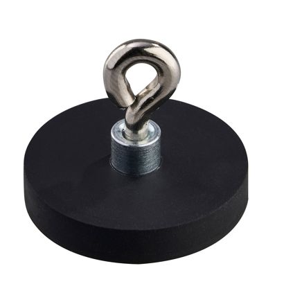 Gummierte Magnete mit Öse 