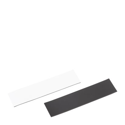 Wiederbeschreibbare Magnetetiketten, Magnetstreifen 20 x 80 mm 