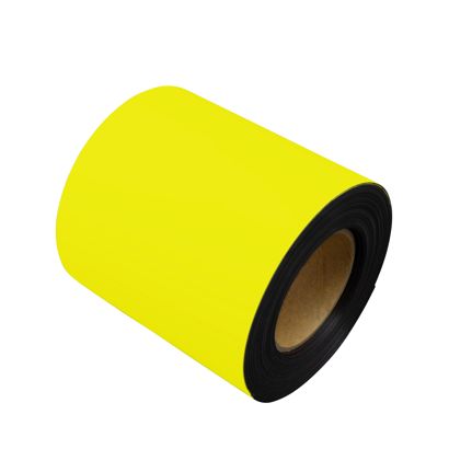 Magnetband farbig 150 mm | gelb | 10 m | 1 mm
