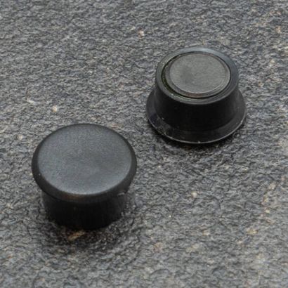 Büromagnet, rund 13 mm | schwarz