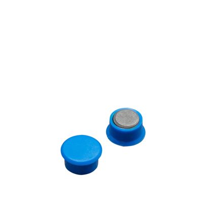 Büromagnet, rund 13 mm | blau