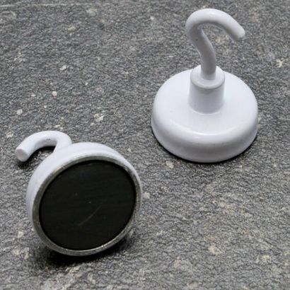 Ferritmagnete, Magnethaken, Hakenmagnet, Magnethalter 25 mm