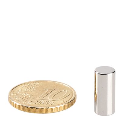 Stabmagnete aus Neodym, vernickelt 6 mm | 13 mm