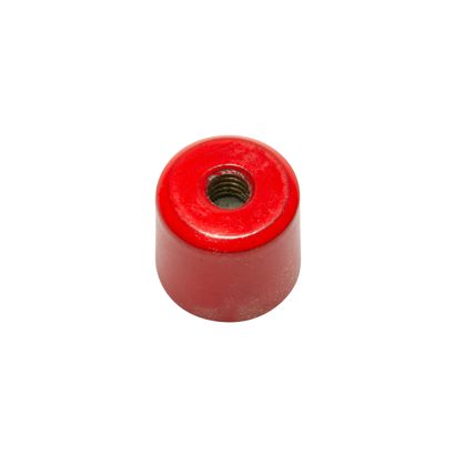 AlNiCo-Stabgreifer mit Innengewinde 17 mm | rot