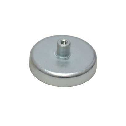 Ferrit-Topfmagnete mit Gewindebuchse 40 mm | 16,5 mm | Ferrit, Stahl