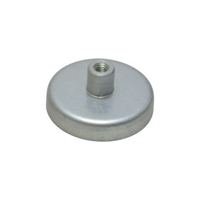 Ferrit-Topfmagnete mit Gewindebuchse 40 mm | 18 mm | Ferrit, Stahl