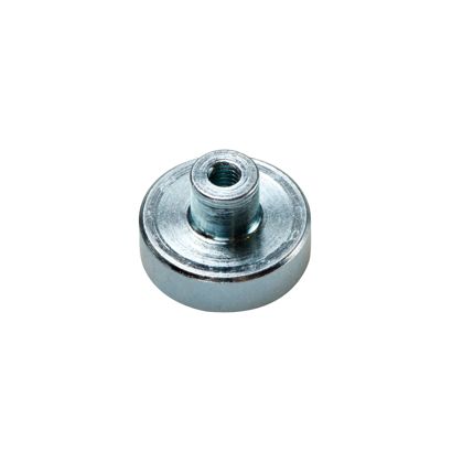 Topfmagnet mit Gewindebuchse, Neodym 16 mm | verzinkt 