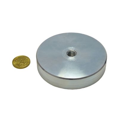 Neodym-Topfmagnete mit Innengewinde 75 mm