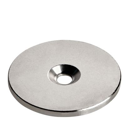 Metallscheibe mit Bohrung und Senkung 42 mm