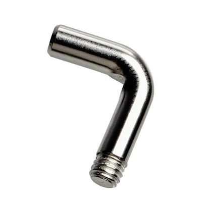 L-Haken mit M4 Gewinde, 17 x 14 mm 