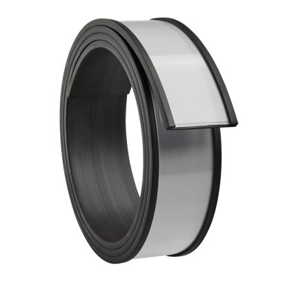 Etikettenhalter, C-Profil, magnetisch,  Abschnitte 30 mm | 1000 mm | nicht selbstklebend 