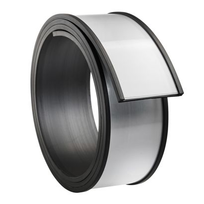 Etikettenhalter, C-Profil, magnetisch,  Abschnitte 40 mm | 1000 mm | nicht selbstklebend 