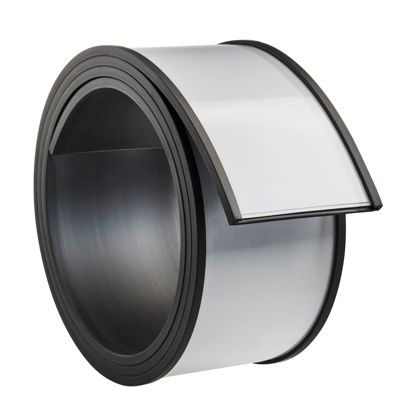 Etikettenhalter, C-Profil, magnetisch,  Abschnitte 50 mm | 1000 mm | nicht selbstklebend 