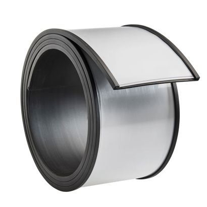 Etikettenhalter, C-Profil, magnetisch,  Abschnitte 60 mm | 1000 mm | nicht selbstklebend 