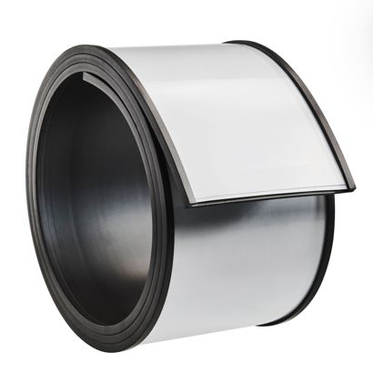 Etikettenhalter, C-Profil, magnetisch,  Abschnitte 70 mm | 1000 mm | nicht selbstklebend 