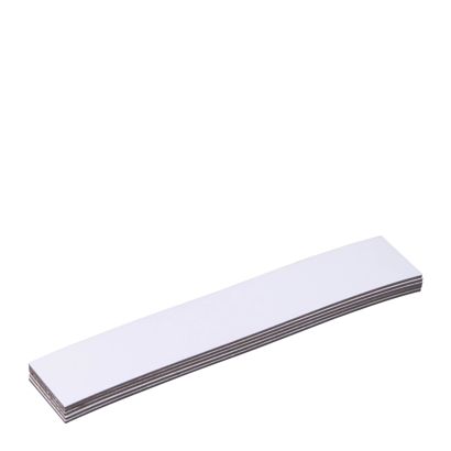 Magnetetiketten beschreibbar weiß | 15 x 80 mm