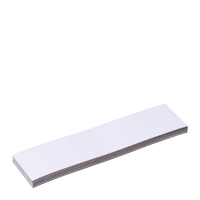 Magnetetiketten beschreibbar 20 x 100 mm  | weiß 