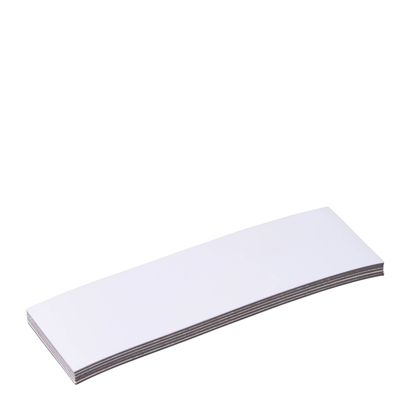 Magnetetiketten beschreibbar weiß | 25 x 80 mm