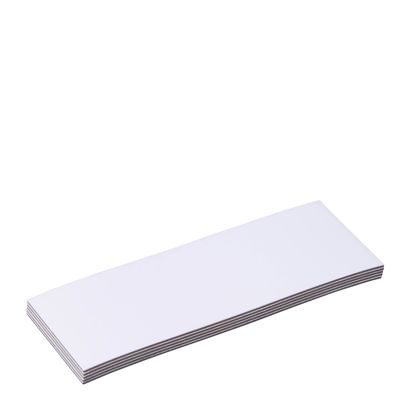 Magnetetiketten beschreibbar weiß | 30 x 80 mm