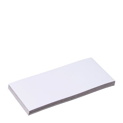 Magnetetiketten beschreibbar weiß | 40 x 80 mm