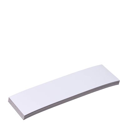 Magnetetiketten beschreibbar 30 x 100 mm  | weiß 