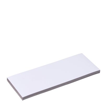 Magnetetiketten beschreibbar 40 x 100 mm  | weiß 