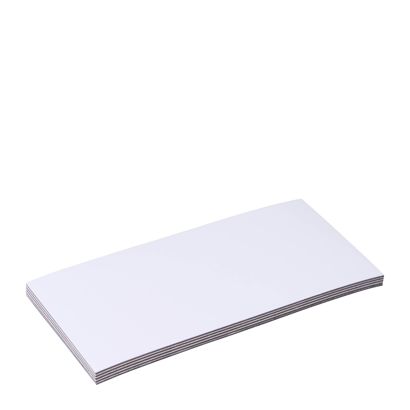 Magnetetiketten beschreibbar 50 x 100 mm  | weiß 