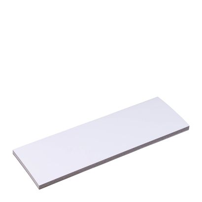 Magnetetiketten beschreibbar weiß | 50 x 150 mm